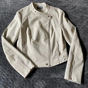 Taupe Faux Suede Jacket